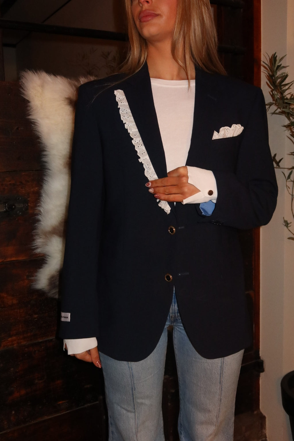 Customized blazer Havana