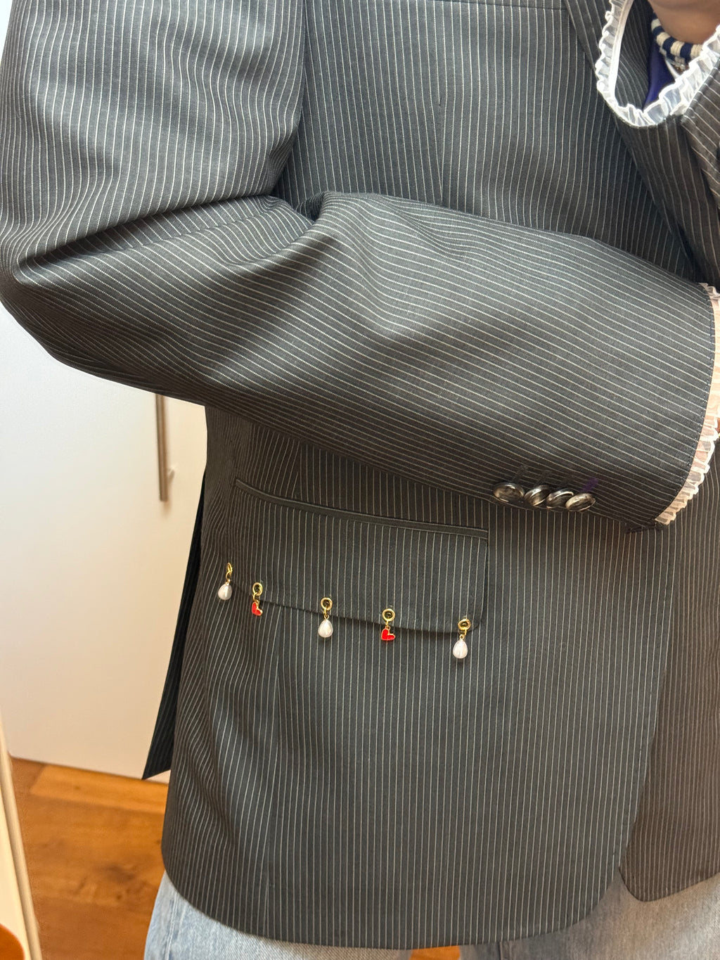 Customized blazer Bordeaux