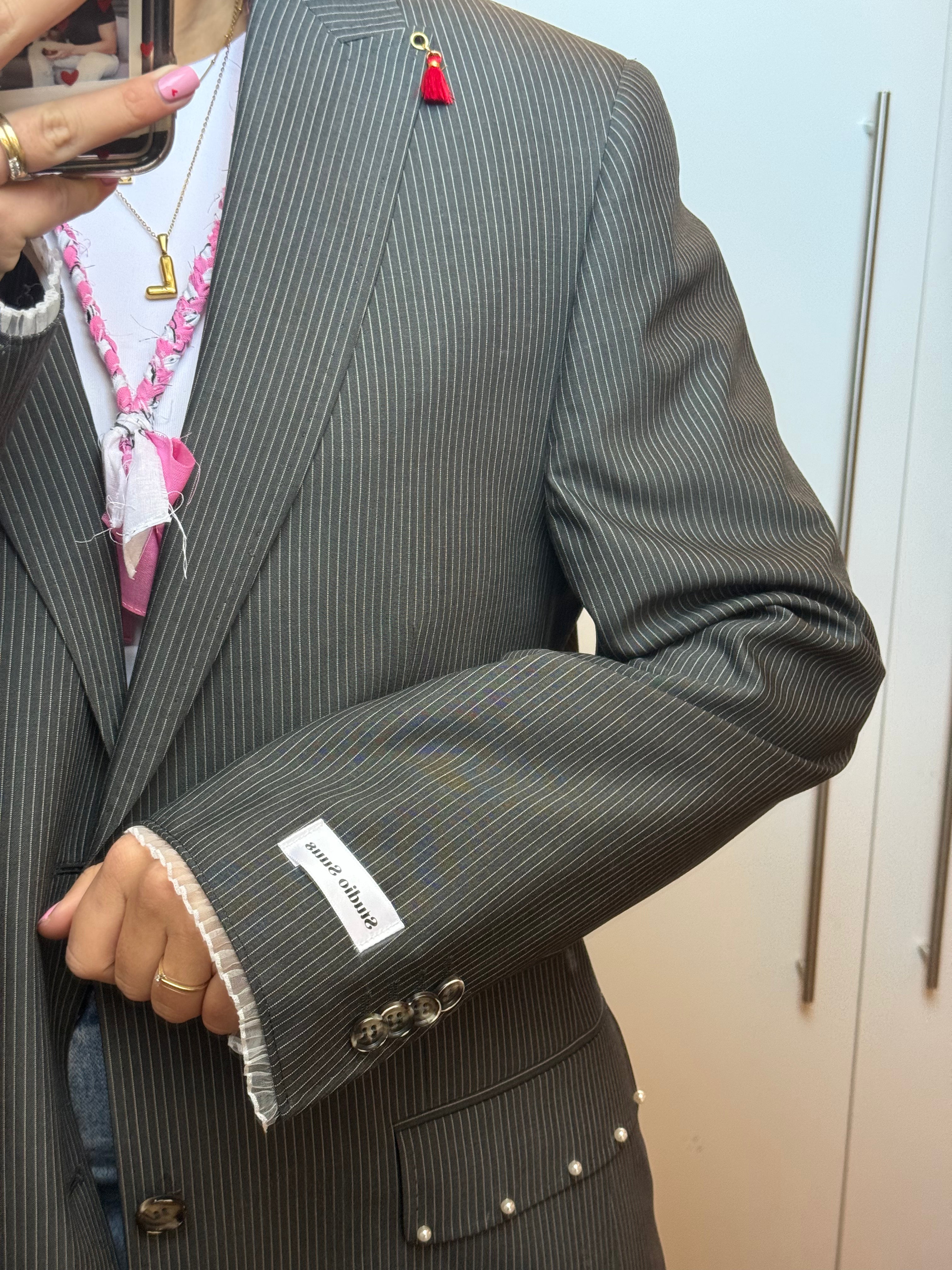 Customized blazer Bordeaux