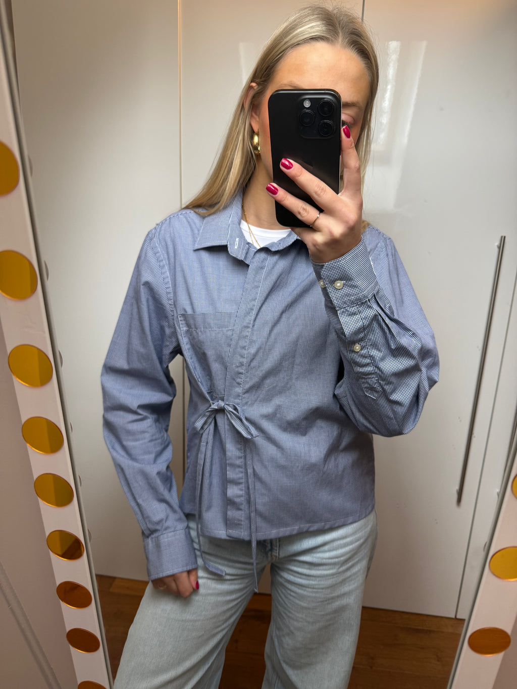 Getailleerde blouse Charleston