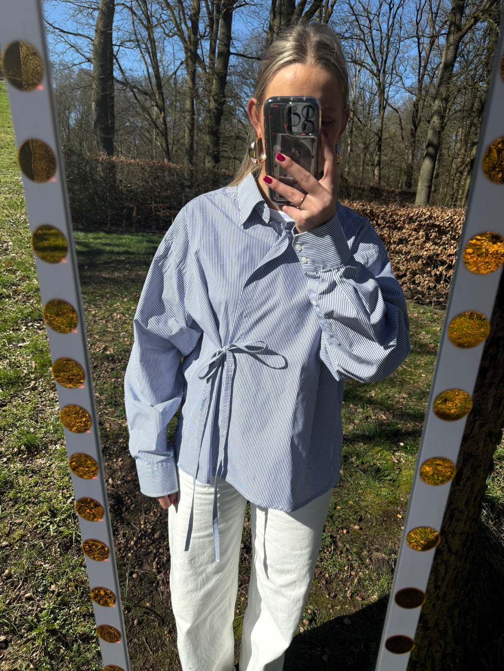 Getailleerde blouse Reykjavik