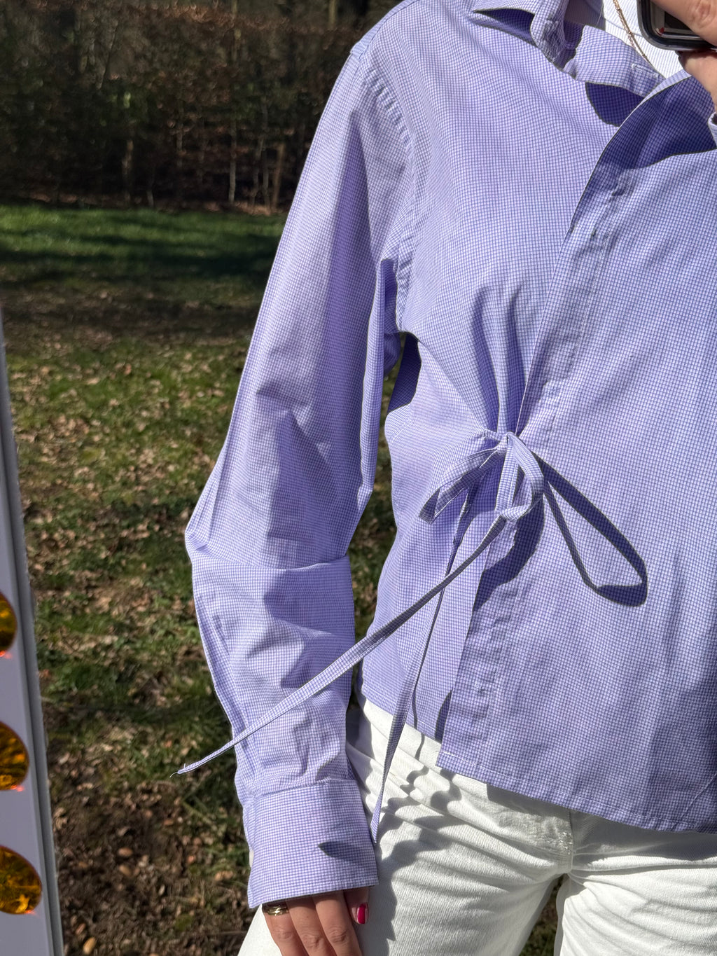 Upcycled blouse Rabi