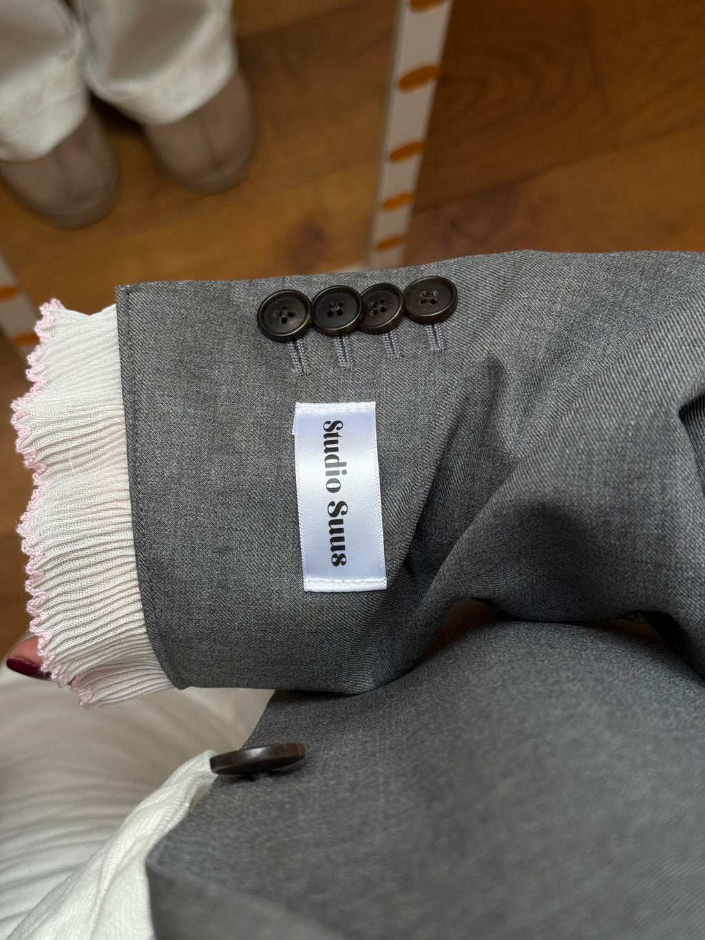 Upcycled blazer Camera