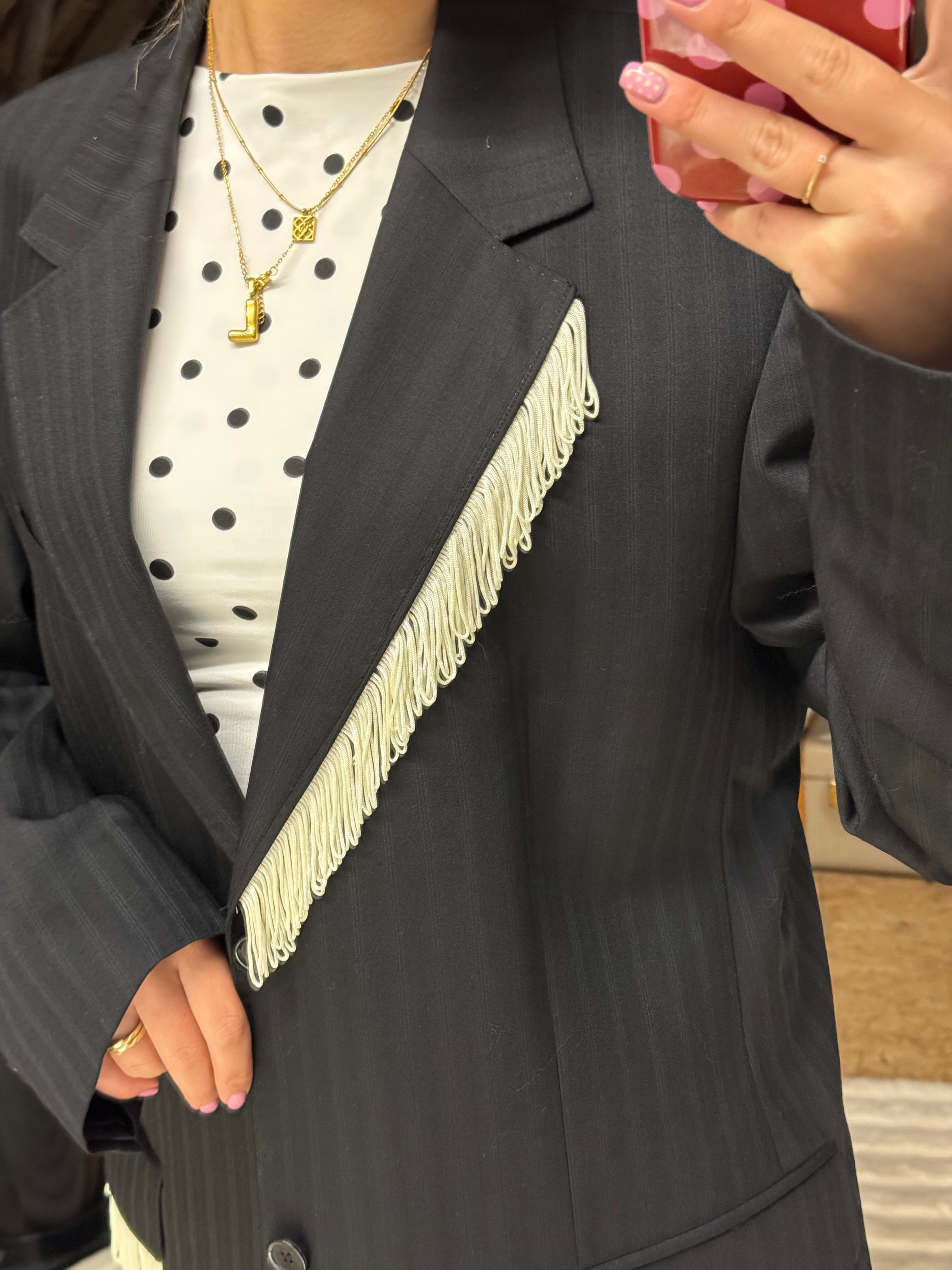 Upcycled blazer Haïti