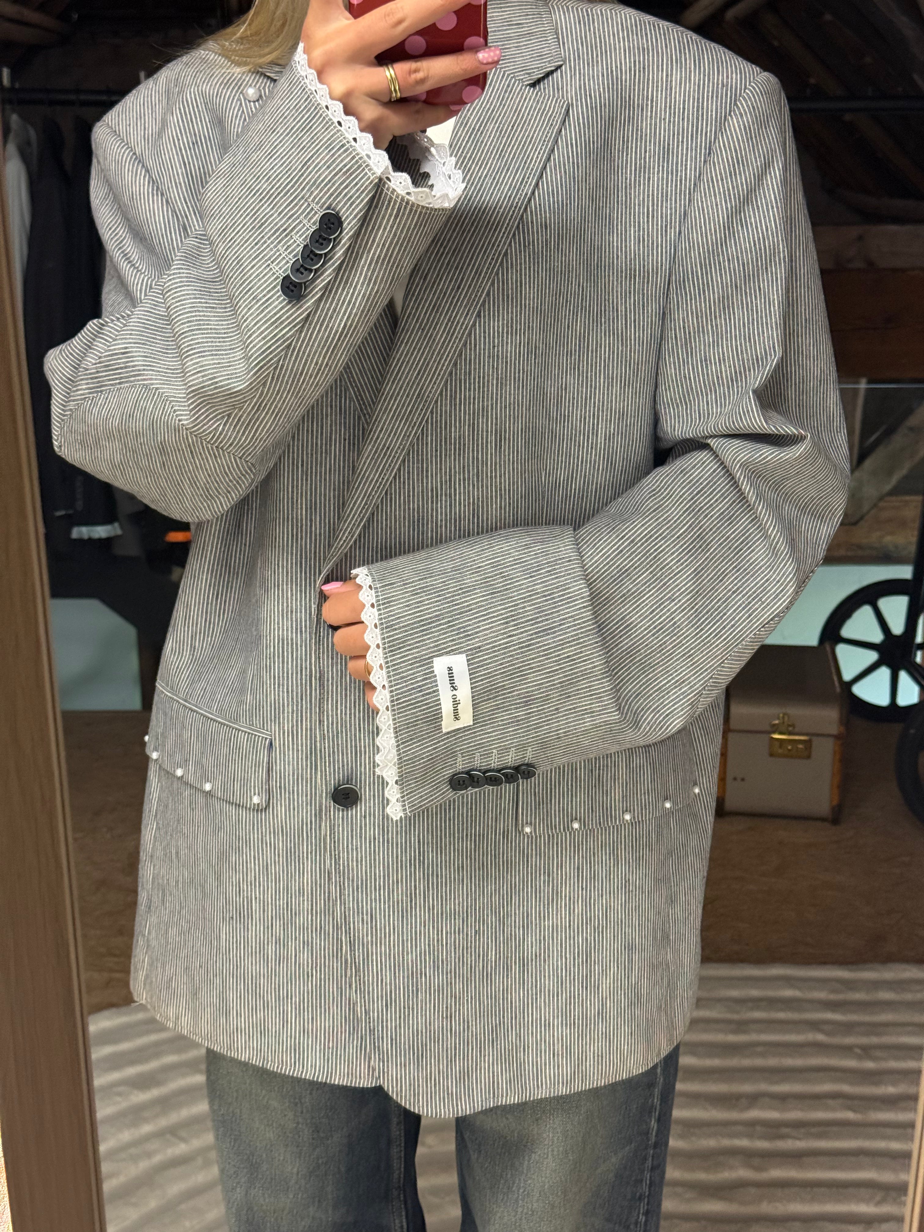 Upcycled blazer Brasilia