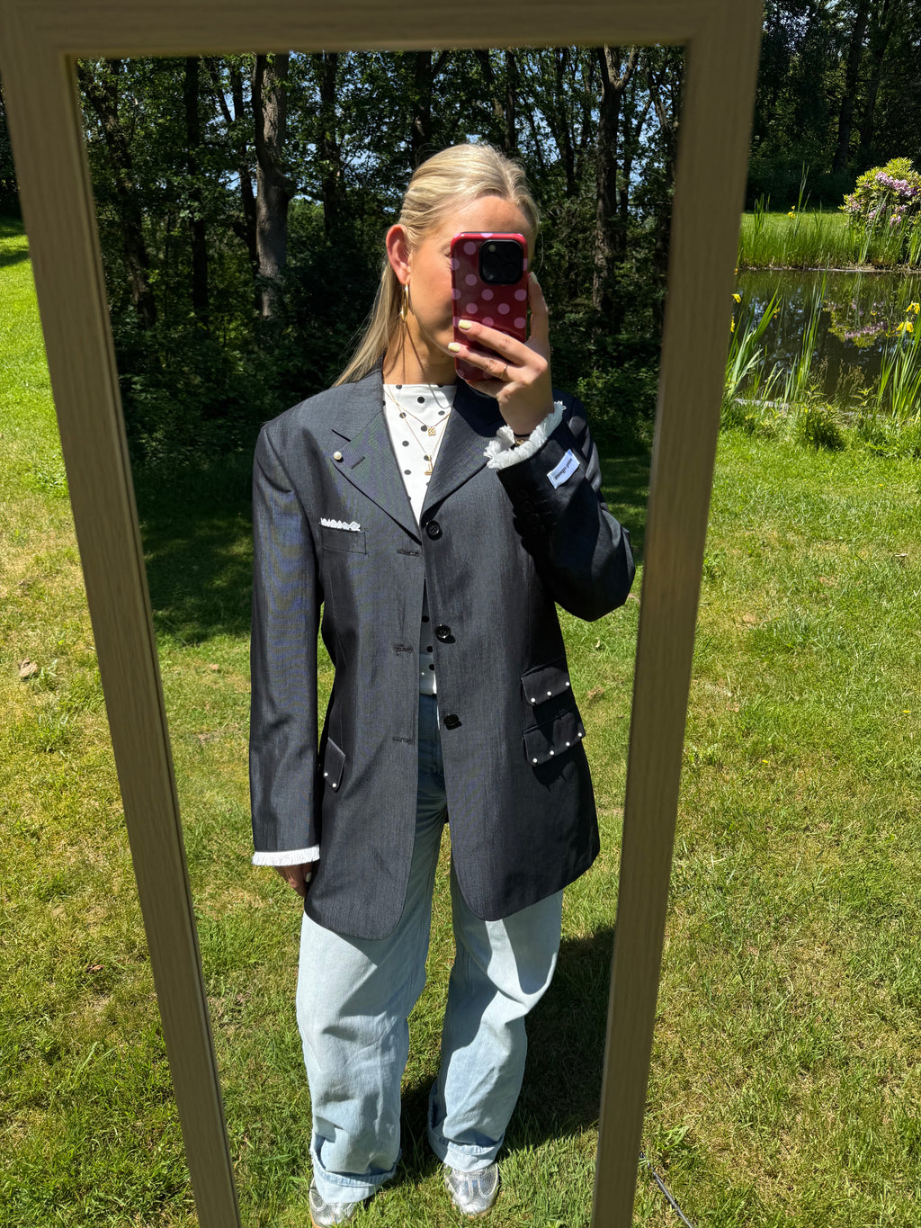 Upcycled blazer Santorini