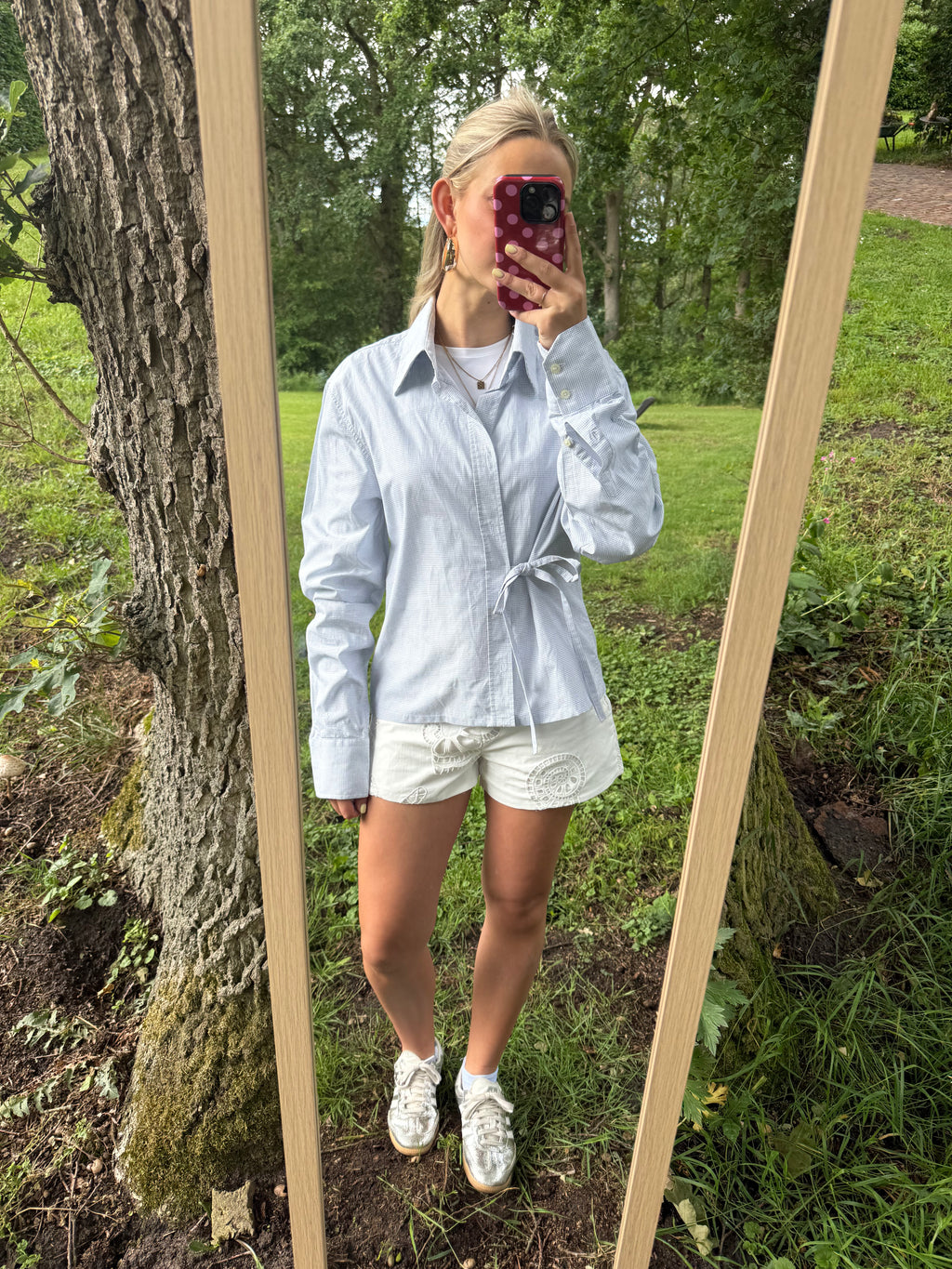 Upcycled blouse Tulum