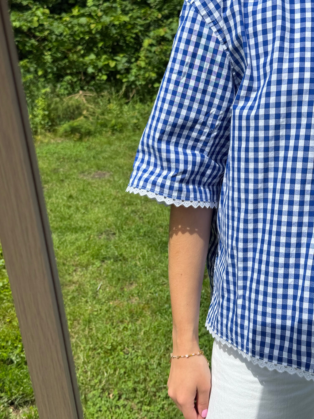 Upcycled blouse Miami