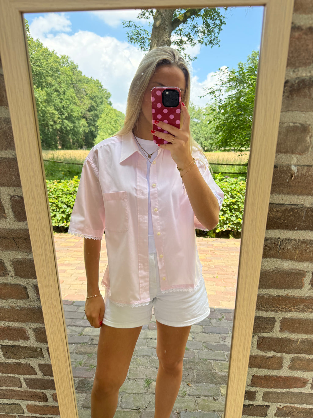 Upcycled blouse Bora Bora
