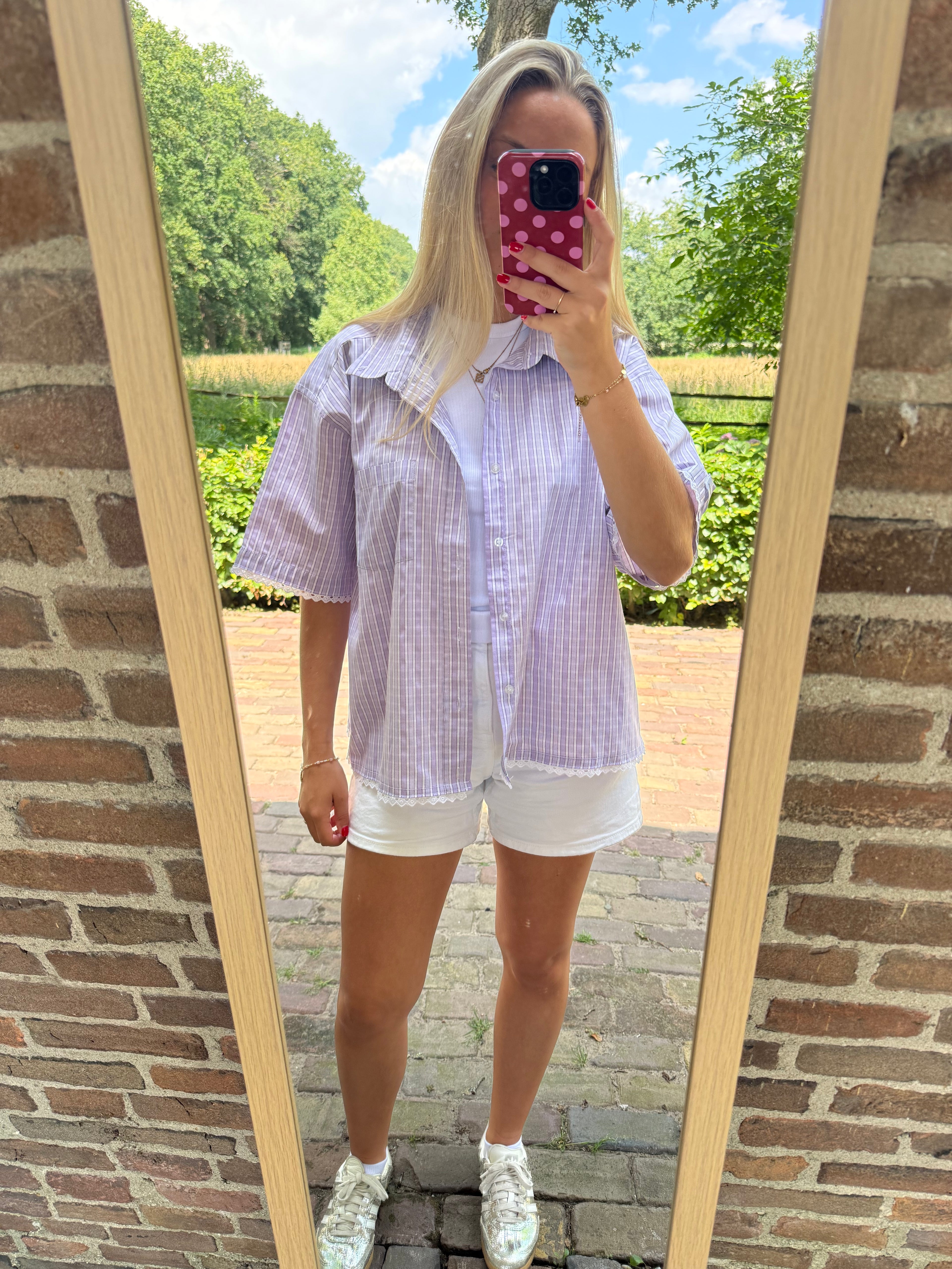 Upcycled blouse Positano