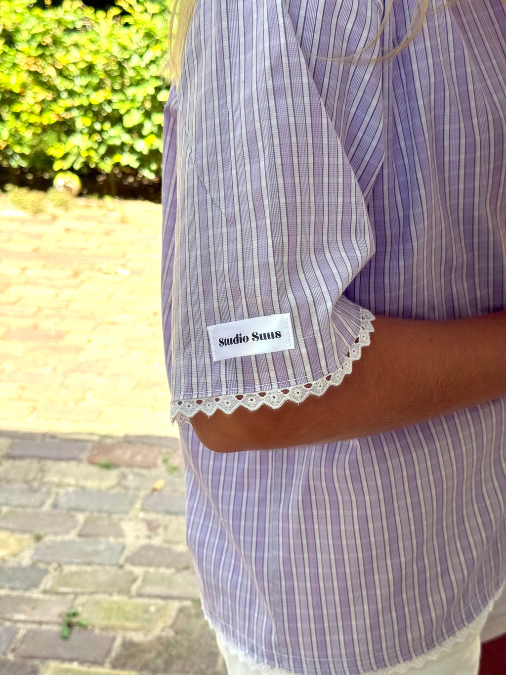 Upcycled blouse Positano